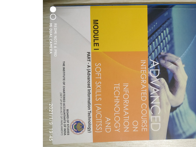 Module 1- ADVANCED INTEGRATED COURSE ON IT & SOFT SKILLS(AICITSS)
